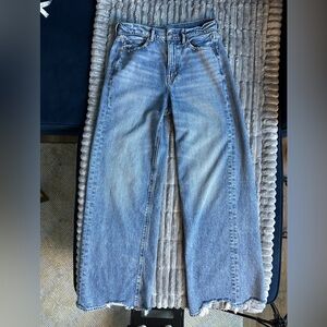 American Eagle Super High Rise Baggy Wide Leg Jeans